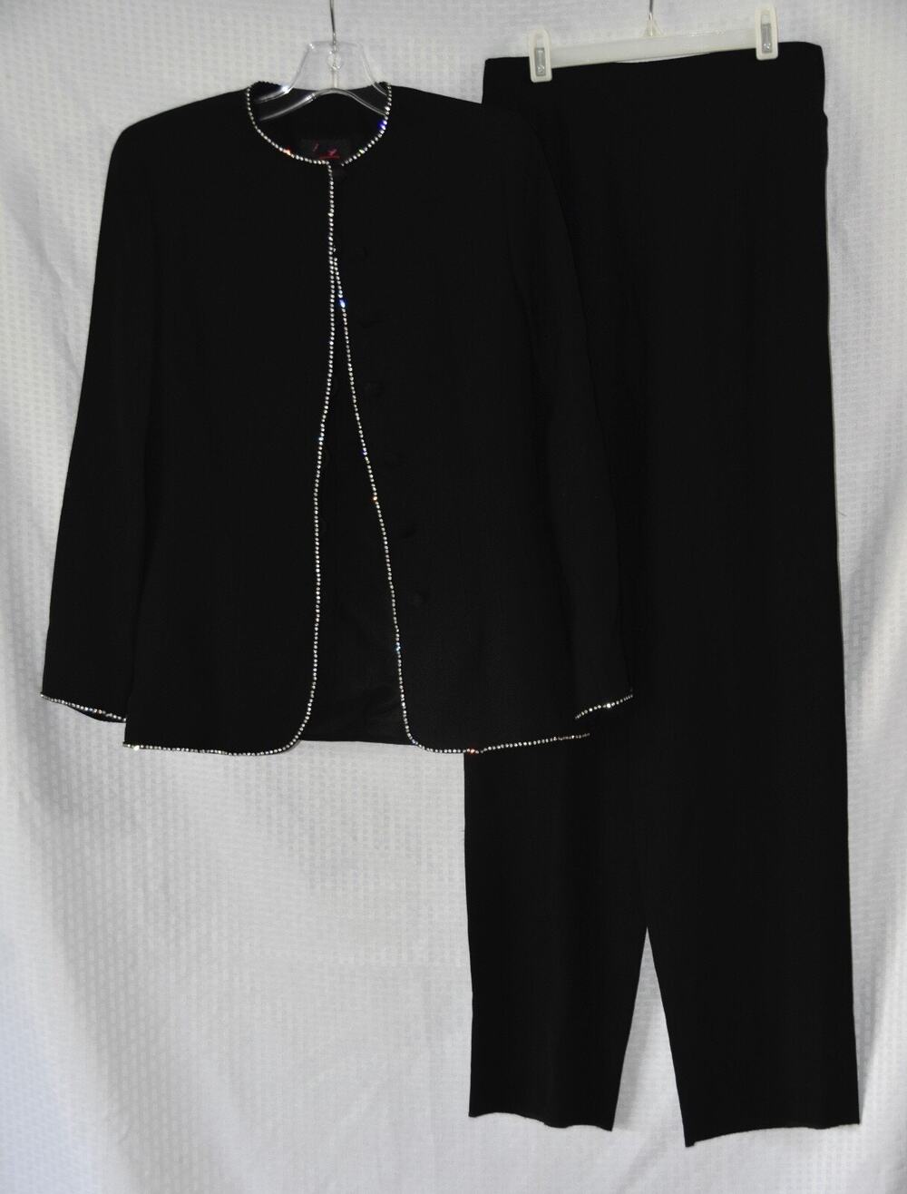 Gianni Versace Genny Way Haute Couture Stunning Evening Pant Suit Size 8